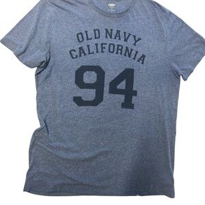 Old Navy Men's Blue Graphic T-Shirt